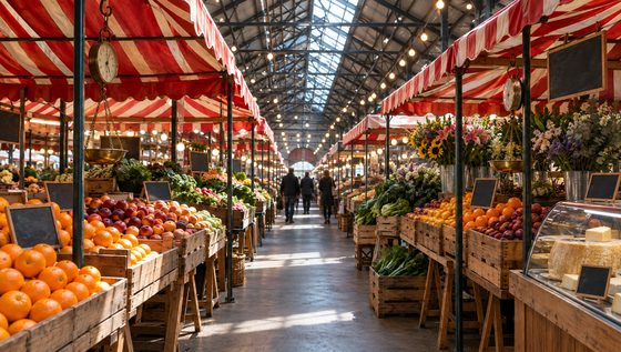Central Market aisle